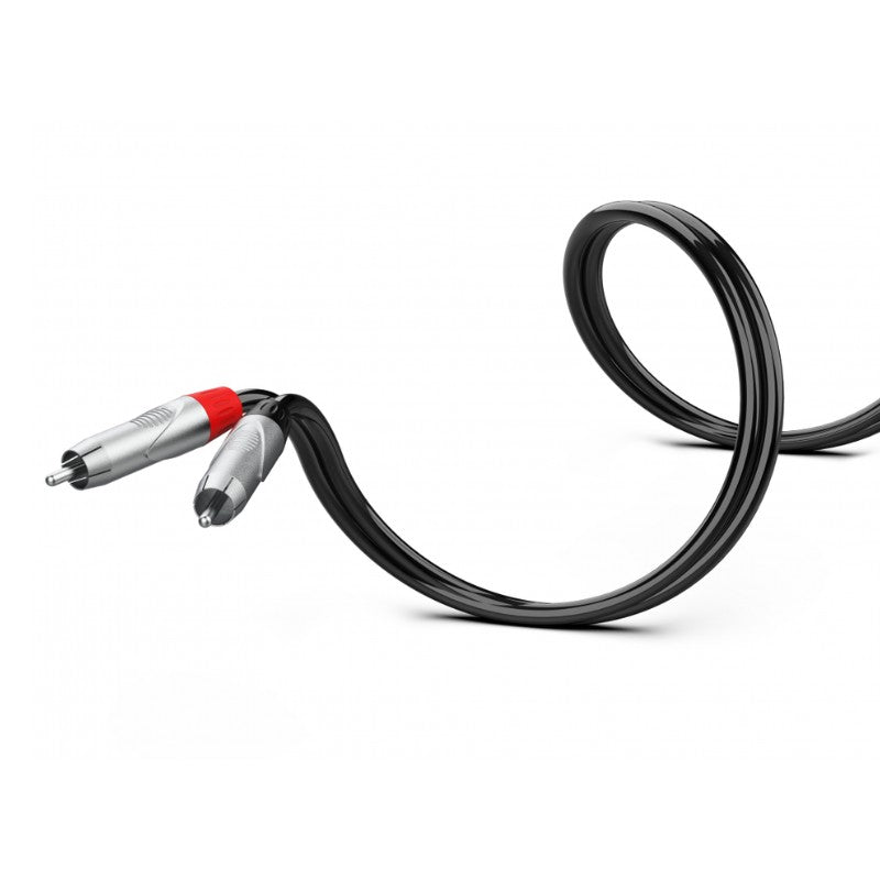 Audibax Pro 10101698 - Cable 2 XLR Macho a 2 RCA 15m Negro - Tempo Shop