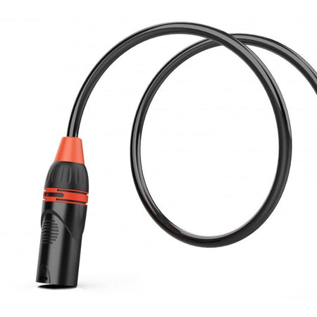 Audibax Pro 10112841 Black - Cable DMX 3 Pins 0,5m Negro - Tempo Shop