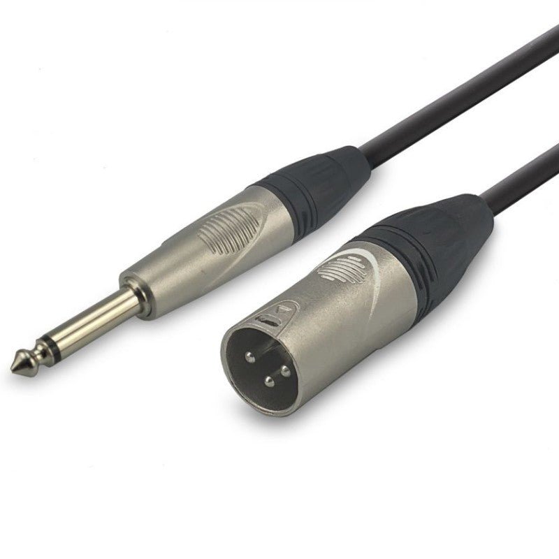 Audibax Pro 10145072 - Cable XLR M a Jack Mono 90cm Negro - Tempo Shop