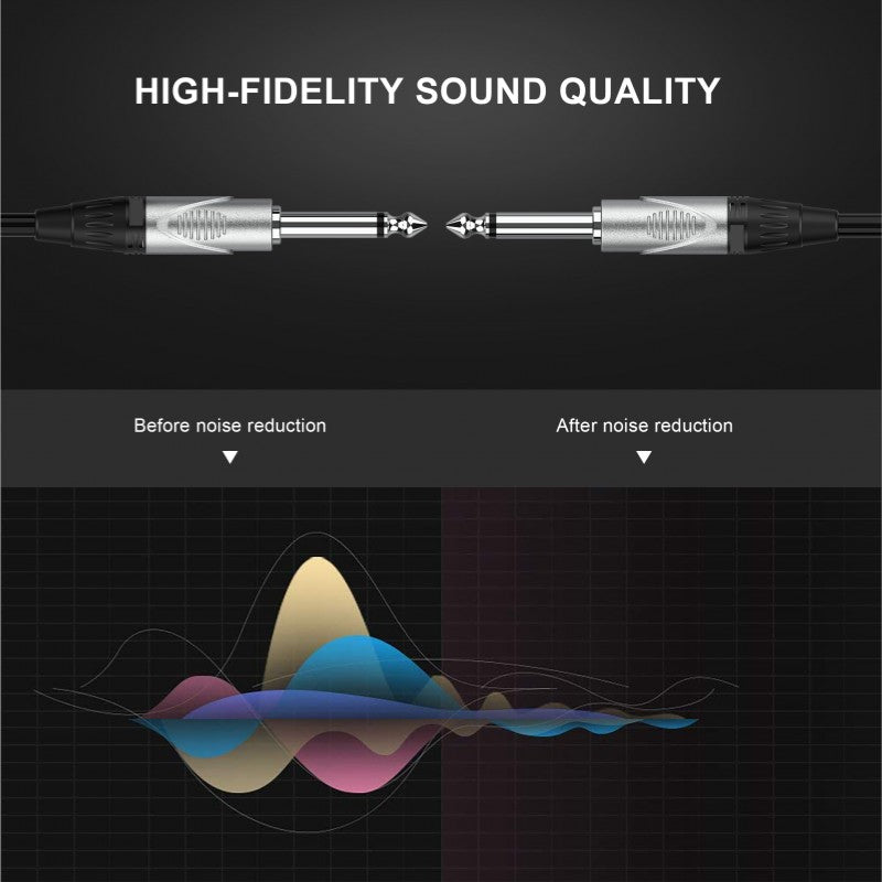 Audibax Pro 10145076 - Cable Jack Mono - Jack Mono 9m - Tempo Shop