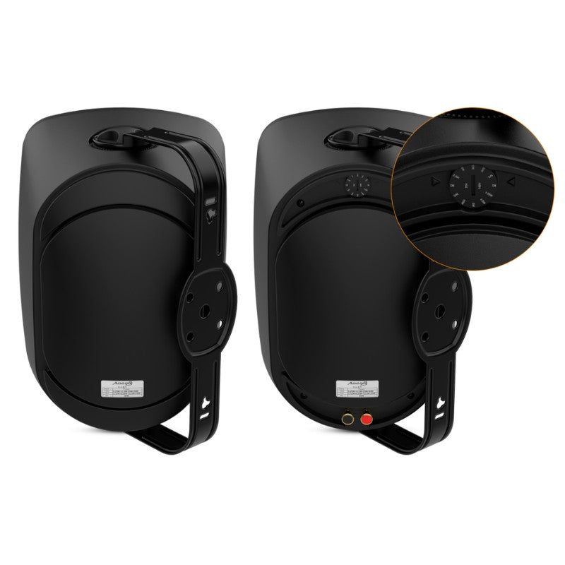 Audibax Pro Bali 8 TB - Altavoces pasivos de pared para exterior (pareja) IP65, 8″, líneas 100V/70V y baja impedancia - Tempo