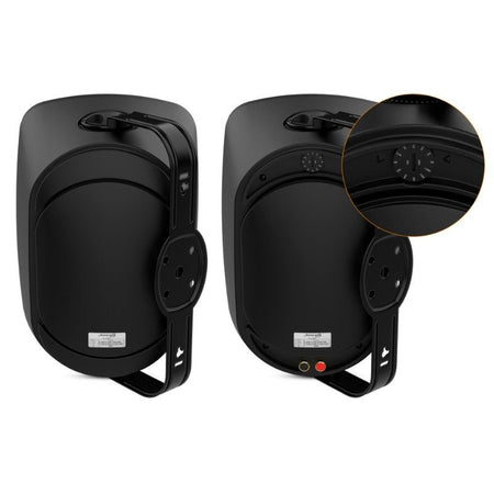 Audibax Pro Bali 8 TB - Altavoces pasivos de pared para exterior (pareja) IP65, 8″, líneas 100V/70V y baja impedancia - Tempo