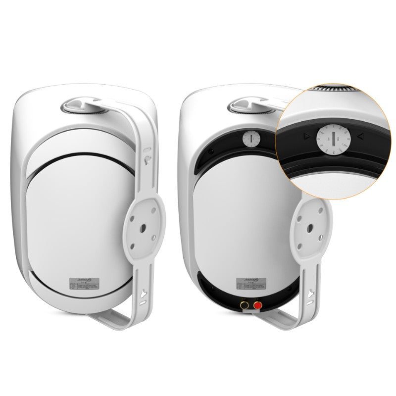 Audibax Pro Bali 8 TW - Altavoces pasivos de exterior IP65 de 8″ para pared (pareja) con taps 100V/70V y modo 8 Ω - Tempo Sho