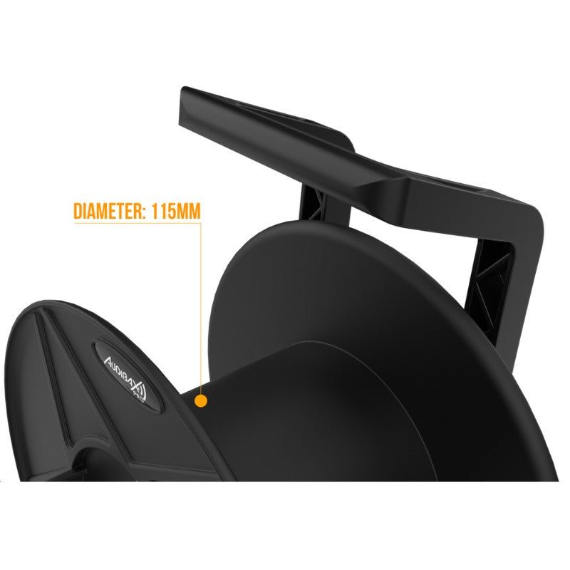Audibax Pro CDM210 - Tambor enrollacables Ø 260 mm con freno y brida frontal - Tempo Shop