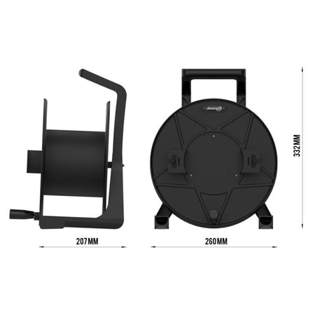 Audibax Pro CDM210 - Tambor enrollacables Ø 260 mm con freno y brida frontal - Tempo Shop