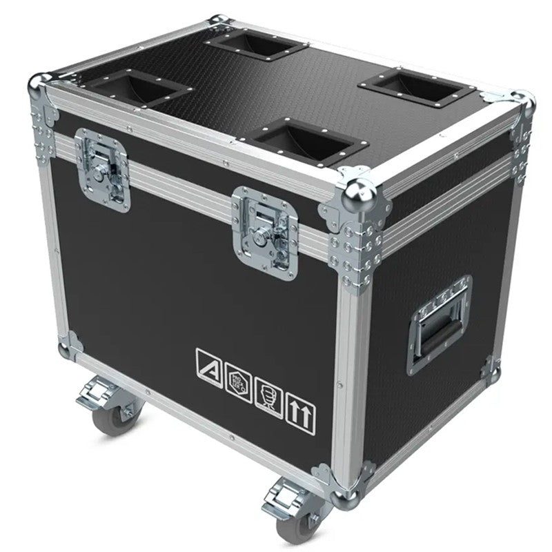 Audibax Pro Chicago 475 Zoom FC - Flightcase con protección de EVA y espuma para 2 cabezas móviles