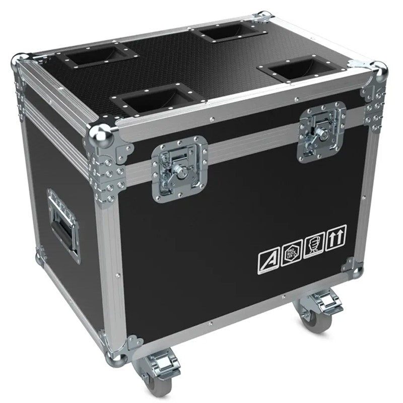 Audibax Pro Chicago 475 Zoom FC - Flightcase con protección de EVA y espuma para 2 cabezas móviles