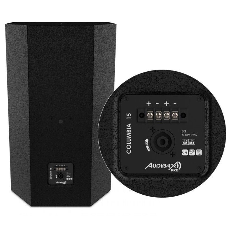Audibax Pro Columbia 15 - Altavoz pasivo 2 vías de 15″, 500 W RMS, 131 dB SPL - Tempo Shop