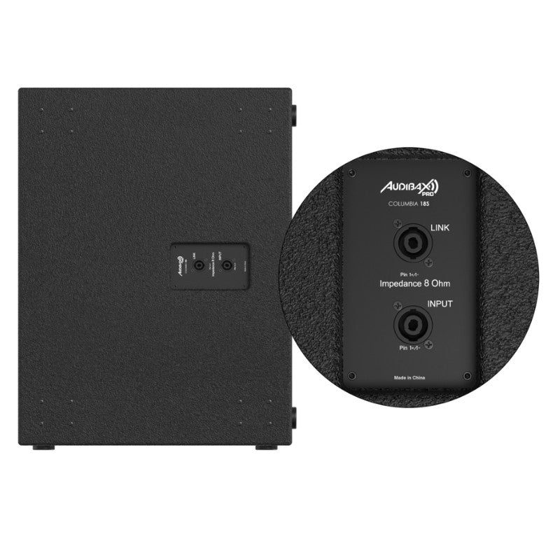 Audibax Pro Columbia 18S - Subwoofer pasivo de 18" (800 W RMS, 129 dB, 8 Ω) - Tempo Shop