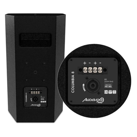 Audibax Pro Columbia 8 - Altavoz pasivo 2 vías de 8″, 250 W RMS, soporte incluido - Tempo Shop
