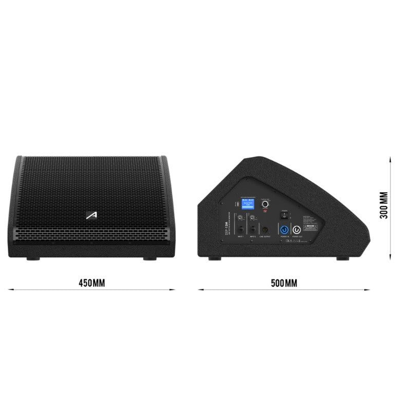Audibax Pro DSP12M - Monitor de escenario coaxial activo de 12" con DSP (400 W RMS) - Tempo Shop