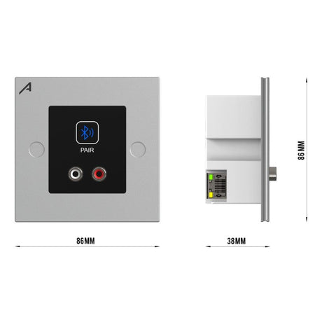 Audibax Pro M88 WP-BTDN - Panel de control Dante con Bluetooth y entradas RCA - Tempo Shop