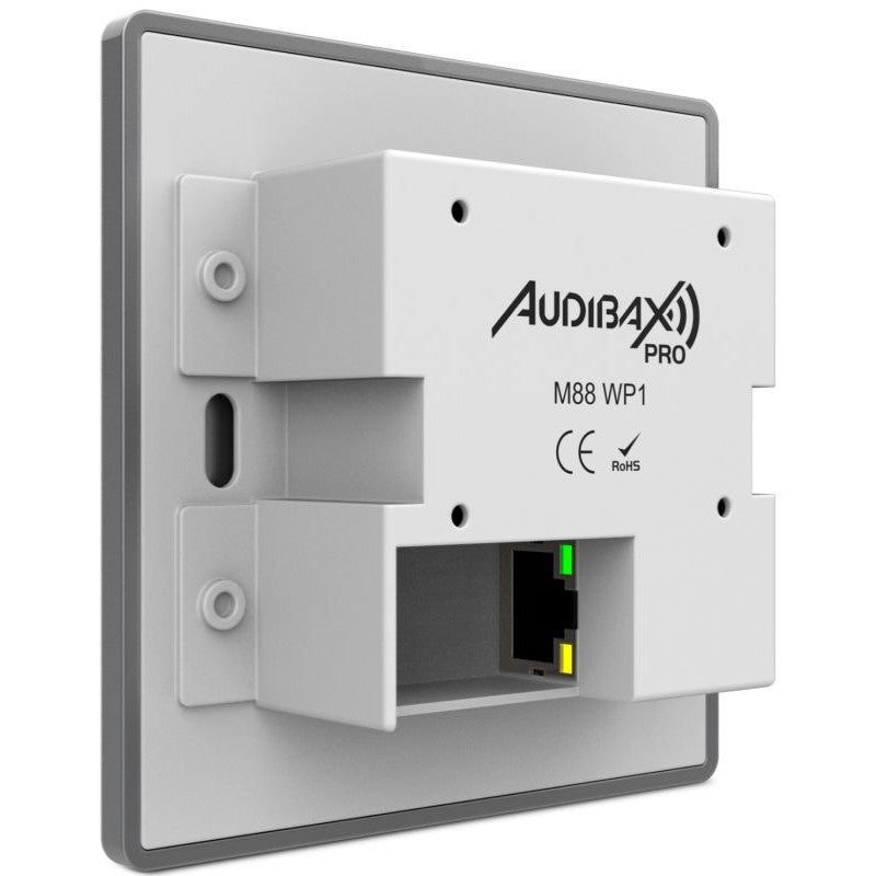 Audibax Pro M88 WP1 - Panel de pared PoE con mando de volumen para control de matriz (UDP/TCP-IP) - Tempo Shop
