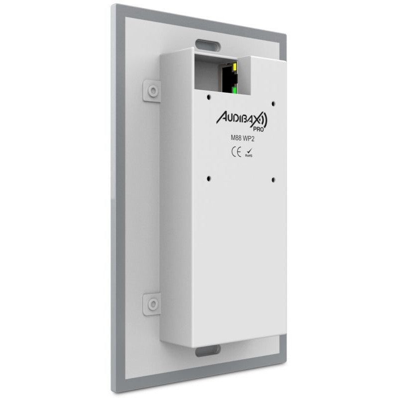 Audibax Pro M88 WP2 - Panel de pared PoE con 8 botones programables para control de matriz (UDP/TCP-IP) - Tempo Shop