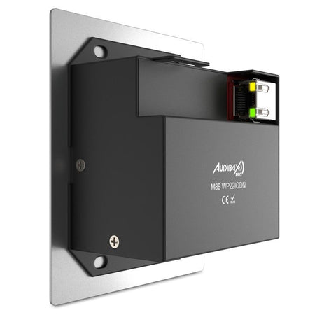 Audibax Pro M88 WP22IODN - Panel de control Dante 2x2 con entradas combo, salidas XLR y PoE - Tempo Shop