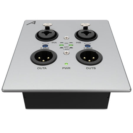 Audibax Pro M88 WP22IODN - Panel de control Dante 2x2 con entradas combo, salidas XLR y PoE - Tempo Shop