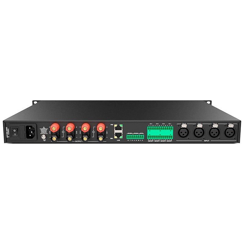 Audibax Pro MA4500T DSP - Amplificador de matriz 19″ 4×300 W (bridge 2×600 W) con DSP y control Ethernet - Tempo Shop