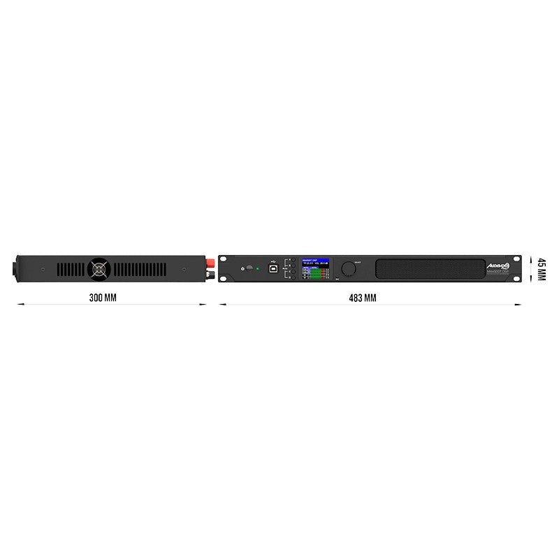 Audibax Pro MA4500T DSP - Amplificador de matriz 19″ 4×300 W (bridge 2×600 W) con DSP y control Ethernet - Tempo Shop