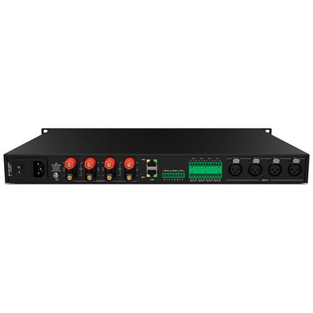 Audibax Pro MA4500T DSP Dante - Amplificador de matriz 19″ 4×300 W con DSP, Dante y control Ethernet (1U) - Tempo Shop