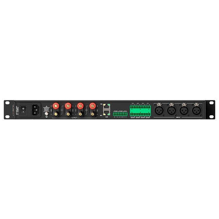 Audibax Pro MA4500T DSP Dante - Amplificador de matriz 19″ 4×300 W con DSP, Dante y control Ethernet (1U) - Tempo Shop