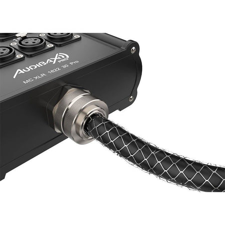Audibax Pro MC XLR 162230 Pro 30M - Cajetín de escenario multicore 30 m, 16 XLR + 2 XLR + 2 Speakon - Tempo Shop