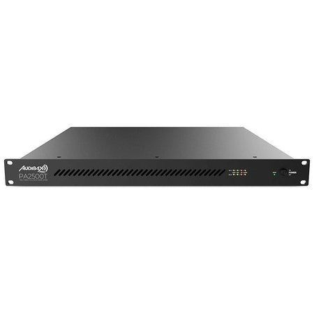 Audibax Pro PA2500T - Amplificador de instalación 19″ 2×500 W (Clase D, Low-Z/70/100 V) - Tempo Shop