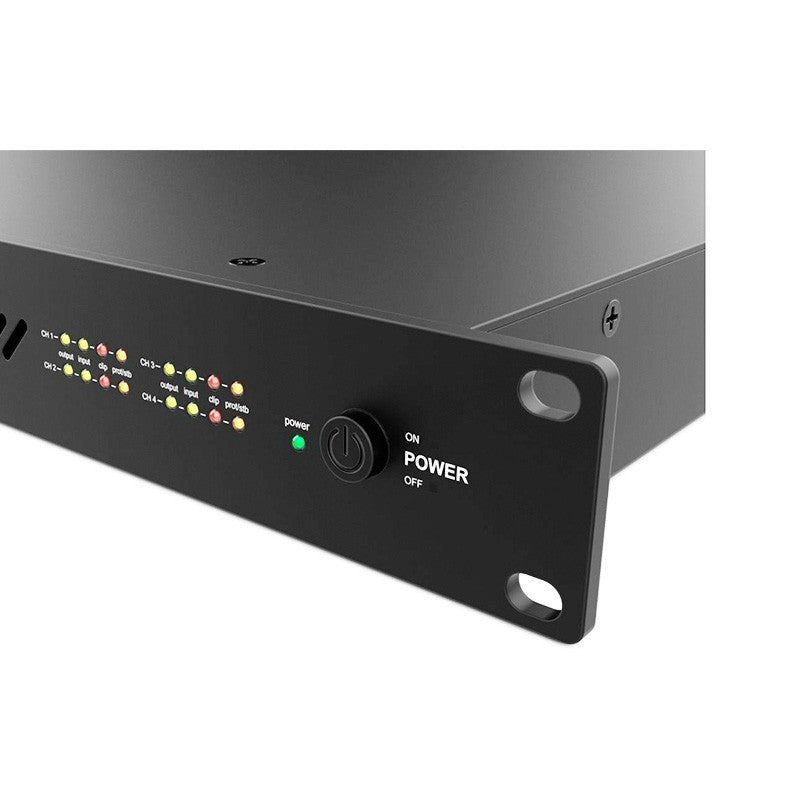 Audibax Pro PA4500T - Amplificador de instalación 19″ 4×500 W (Clase D, Low-Z/70/100 V) - Tempo Shop