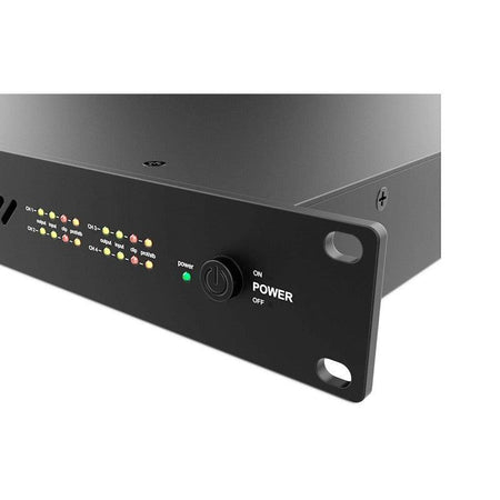 Audibax Pro PA4500T - Amplificador de instalación 19″ 4×500 W (Clase D, Low-Z/70/100 V) - Tempo Shop