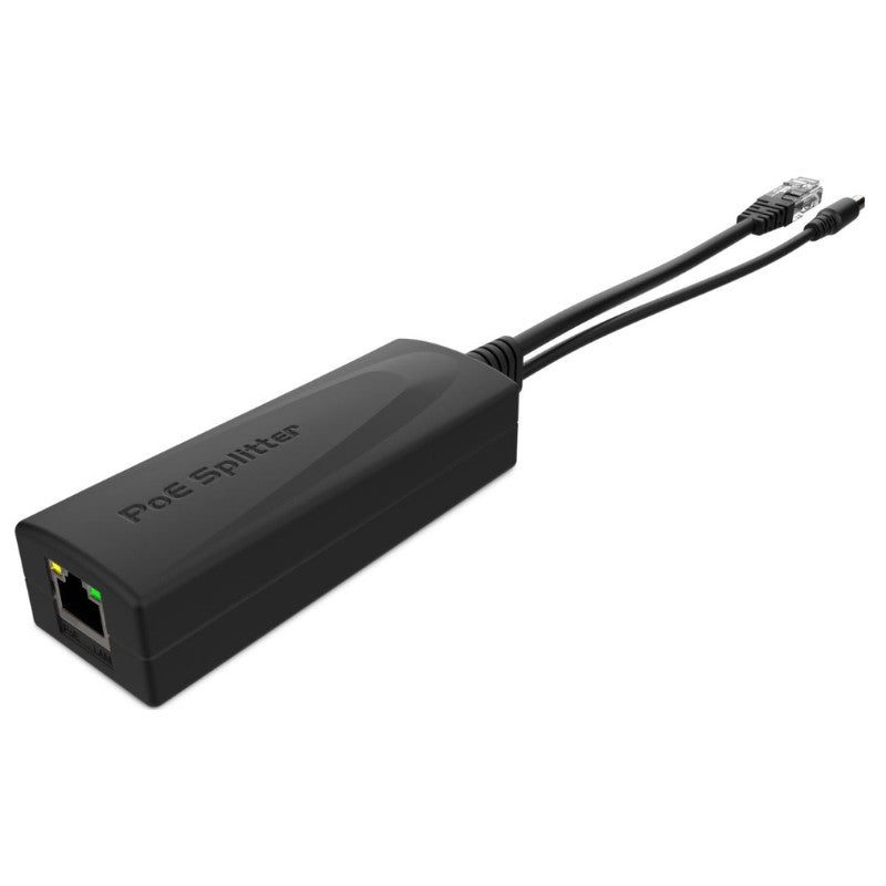 Audibax Pro R1 PoE PSU - Splitter PoE 12 V / 25 W para cámaras IP no PoE (RJ45 + jack, 802.3af/at) - Tempo Shop