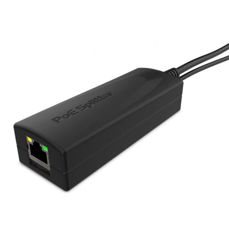 Audibax Pro R1 PoE PSU - Splitter PoE 12 V / 25 W para cámaras IP no PoE (RJ45 + jack, 802.3af/at) - Tempo Shop