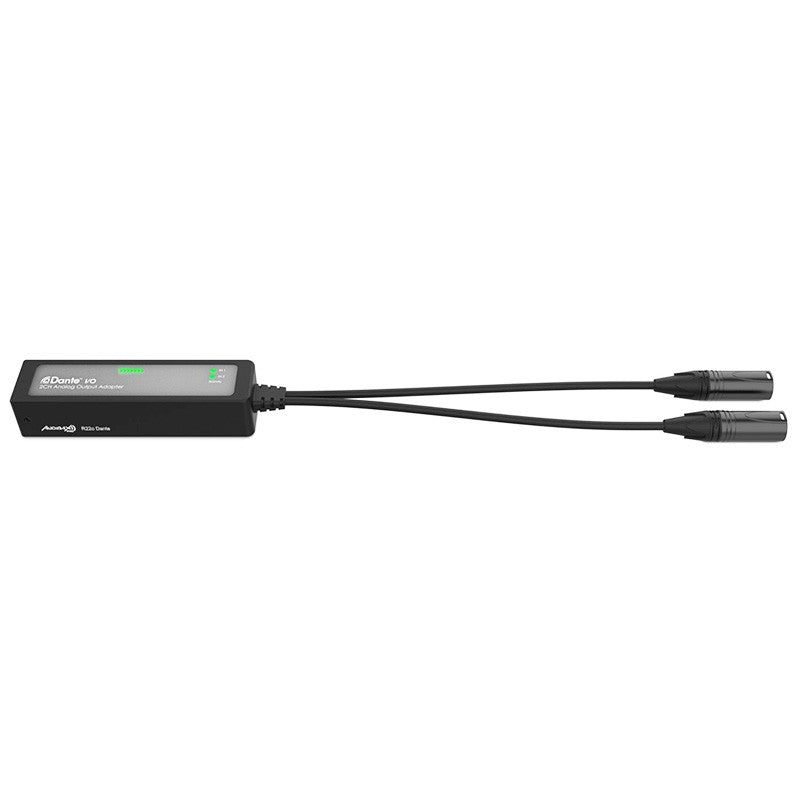 Audibax Pro R22o Dante - Adaptador Dante a salida analógica 2 canales con PoE y AES67 - Tempo Shop