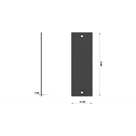 Audibax Pro Rack Blank Panel 3U 1S - Panel Ciego - Tempo Shop