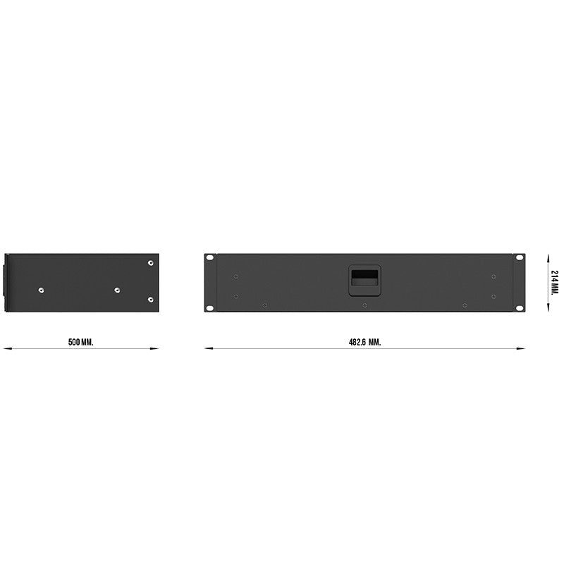 Audibax Pro Rack Drawer 2U 230 - Cajón Extraíble 19" - Tempo Shop