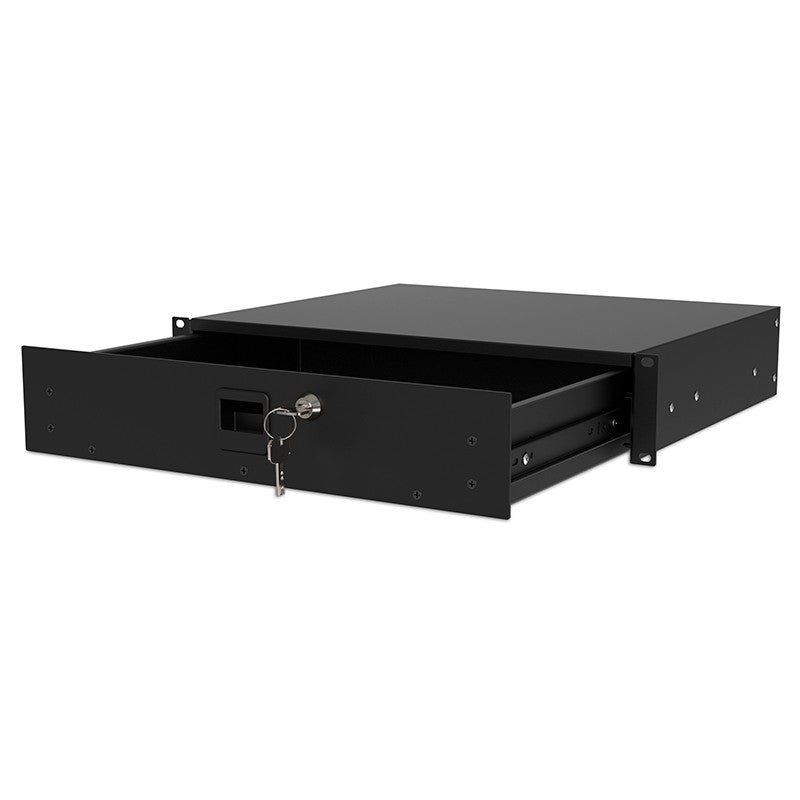 Audibax Pro Rack Drawer 2U 370 K - Cajón Extraíble con Llave - Tempo Shop