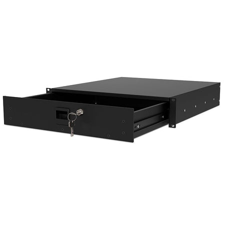 Audibax Pro Rack Drawer 2U 500 K - Cajón para Rack con Llave - Tempo Shop