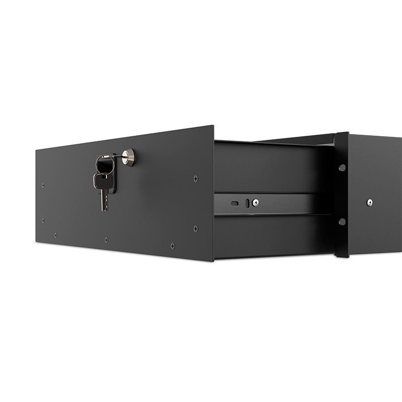 Audibax Pro Rack Drawer 3U 230 K - Cajón Extraíble con Llave - Tempo Shop