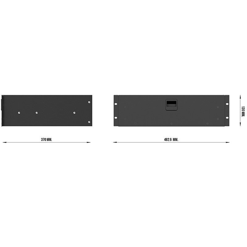Audibax Pro Rack Drawer 3U 370 - Cajón Extraíble para Rack - Tempo Shop