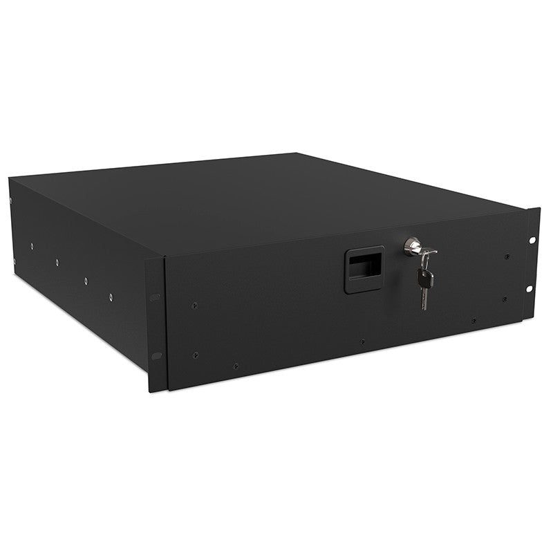 Audibax Pro Rack Drawer 3U 500 K - Cajón extraíble con llave - Tempo Shop