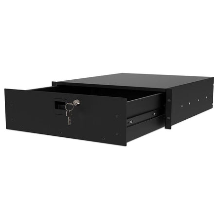Audibax Pro Rack Drawer 3U 500 K - Cajón extraíble con llave - Tempo Shop