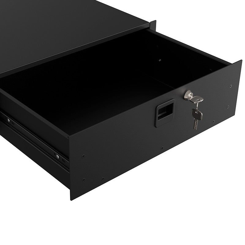 Audibax Pro Rack Drawer 3U 500 K - Cajón extraíble con llave - Tempo Shop