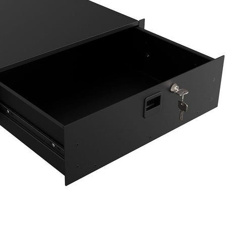 Audibax Pro Rack Drawer 3U 500 K - Cajón extraíble con llave - Tempo Shop