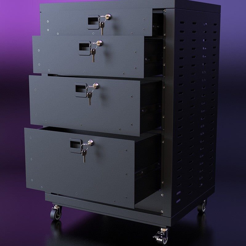 Audibax Pro Rack Drawer 4U 280 K - Cajón con Llave para Rack - Tempo Shop