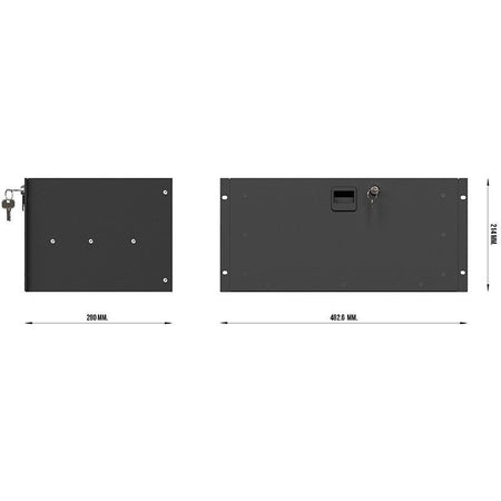 Audibax Pro Rack Drawer 5U 280 - Cajón para Rack de 19 Pulgadas - Tempo Shop
