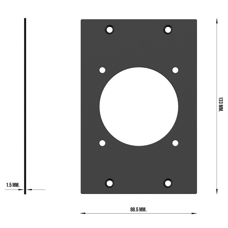 Audibax Pro Rack OD600 - Panel de Rack 3U Tipo D - Tempo Shop