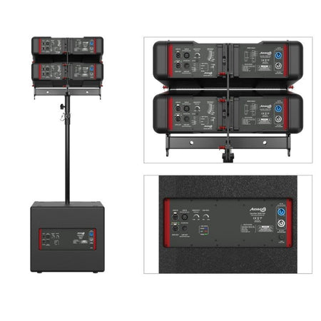Audibax Pro Seattle 3000 Set - Sistema PA line array activo (2 × 6,5" + sub 15", 1700 W RMS, DSP con software) - Tempo Shop
