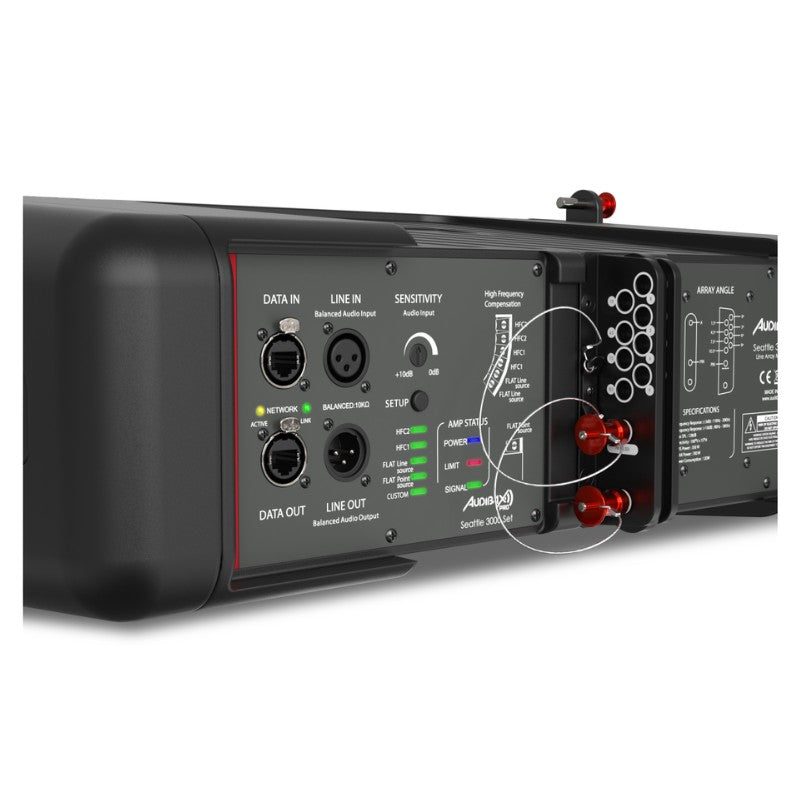 Audibax Pro Seattle 3000H - Altavoz PA activo de 2 vías (2 × 6,5" + 1", 350 W RMS, DSP con software) - Tempo Shop