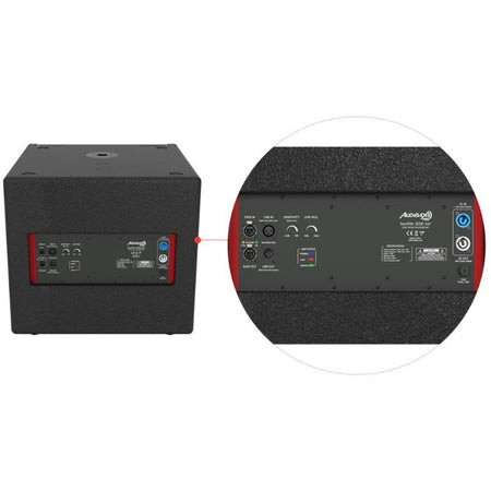 Audibax Pro Seattle 3000S - Subwoofer activo array de 15" con DSP Net (1000 W RMS, 129 dB) - Tempo Shop