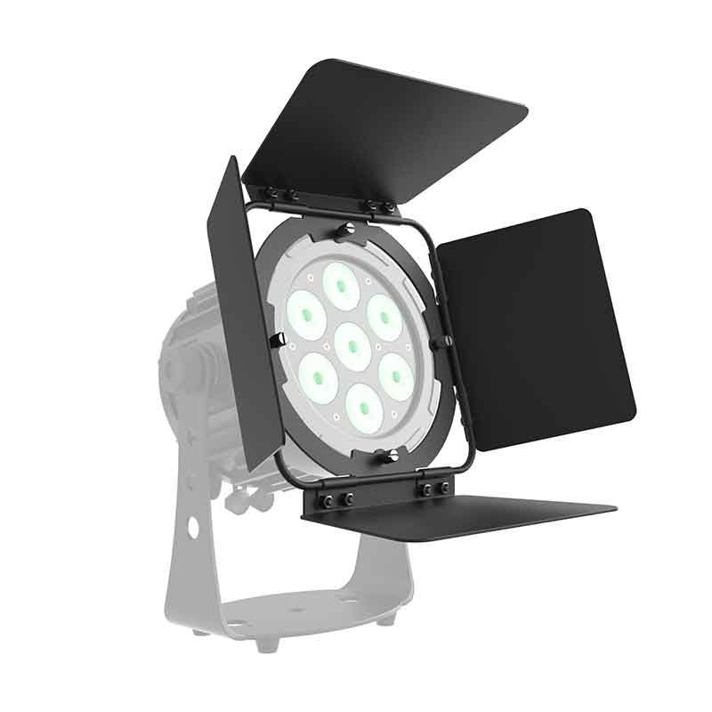 Audibax Pro Splash 140 Barndoor - Visera profesional de 4 palas para control de haz en Splash 140 - Tempo Shop