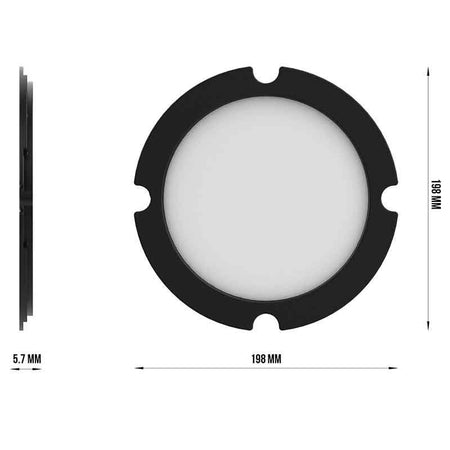 Audibax Pro Splash 140 Diffuser 50º - Difusor de 50° para foco LED Splash 140 - Tempo Shop