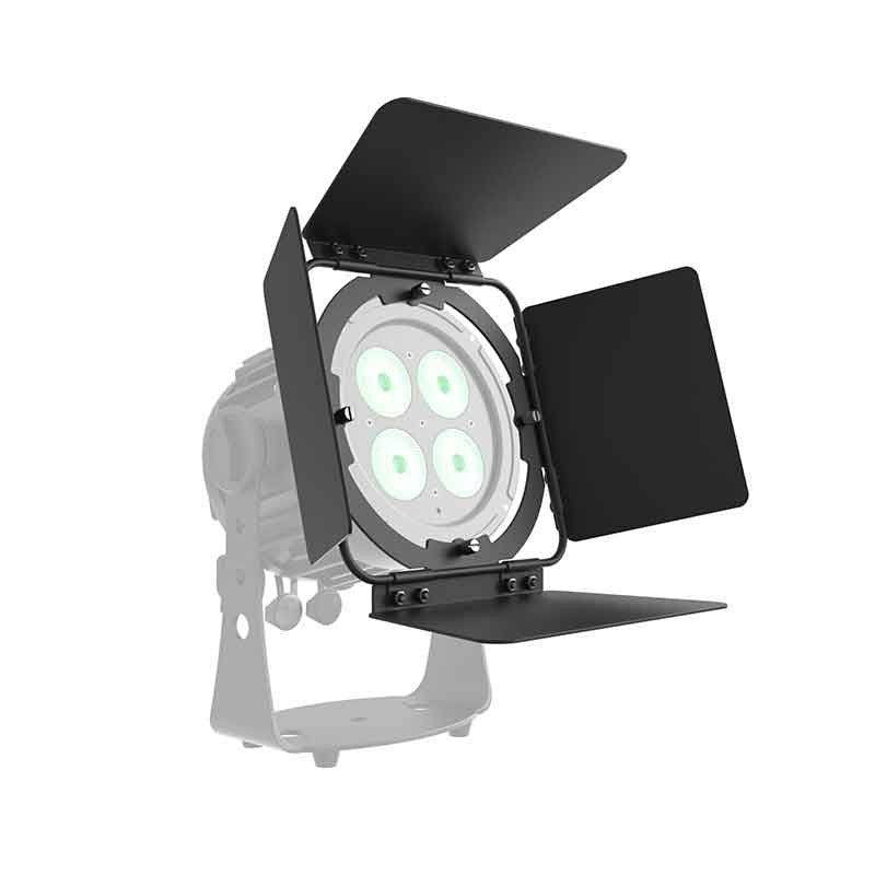Audibax Pro Splash 80 Barndoor - Visera profesional de 4 palas para control de haz en Splash 80 - Tempo Shop